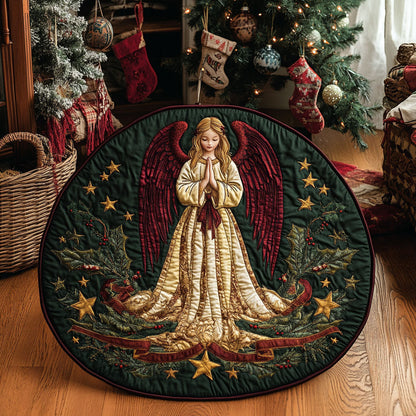 Pray Angel WJ2904031CL Quilted Round Mat