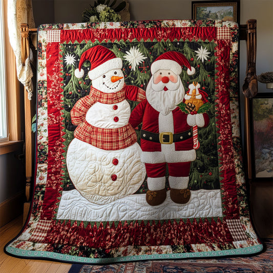 Snowman Santa Claus WX2511039CL Quilt