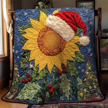 Sunflower Christmas Star WN2111037CL Quilt