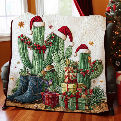 Cactus Cowboy Christmas WY2511017CL Quilt