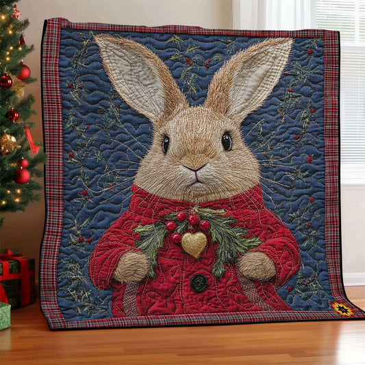 Christmas Rabbit WY1911047CL Quilt