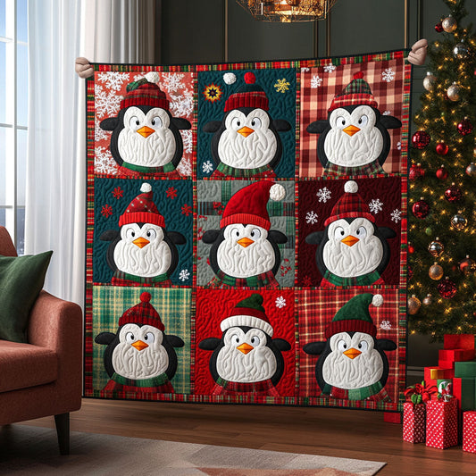 Christmas Penguin WJ0312009CL Quilt
