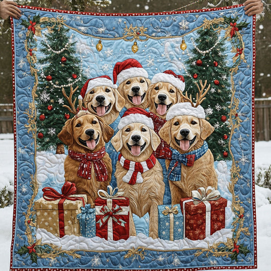 Golden Retriever Journey WN15080042CL Quilt