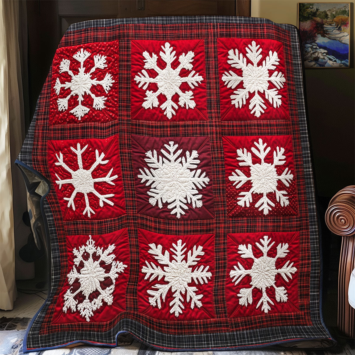 Winter Whimsy Patchwork YR1901043CL Quilt