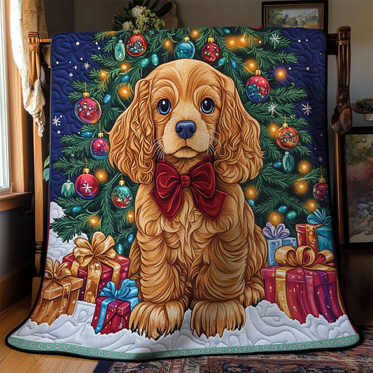 Golden Christmas WX1511026CL Quilt