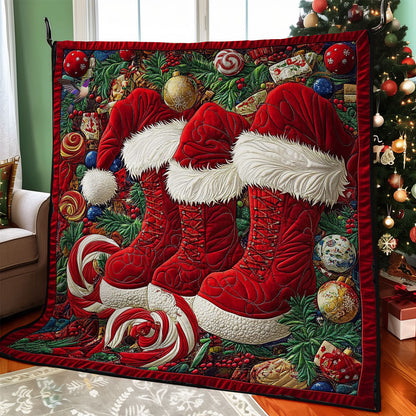Santa Hat And Boots WY0512017CL Quilt