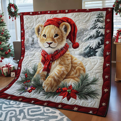 Santa Baby Lion WY0612033CL Quilt