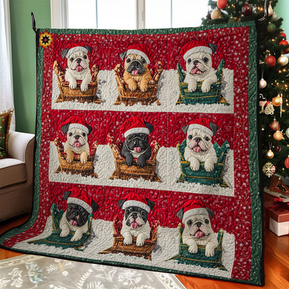 Bull Dog WY2111015CL Quilt