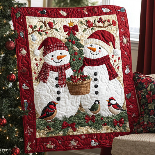 Warm Snowmen XR0410026CL Quilt