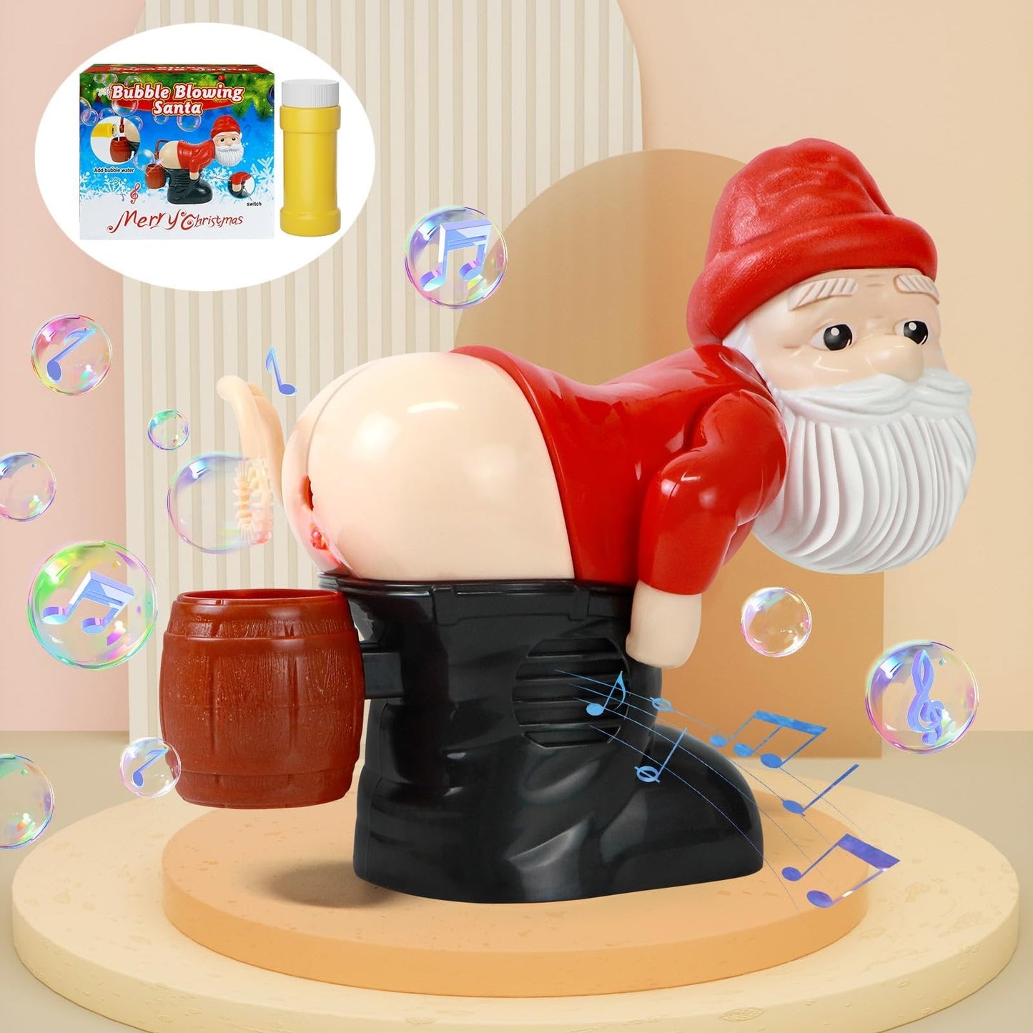 🎄Celebrate Christmas: 60% OFF! 🎅Bubble Blowing Santa With Music & Flashing Lights🫧