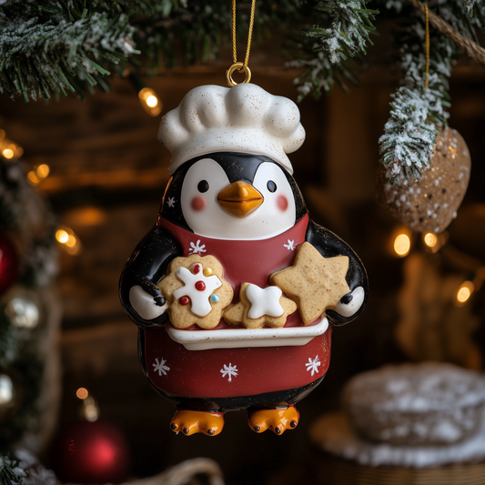 Penguin Baker LT1610012CL Christmas Ornament
