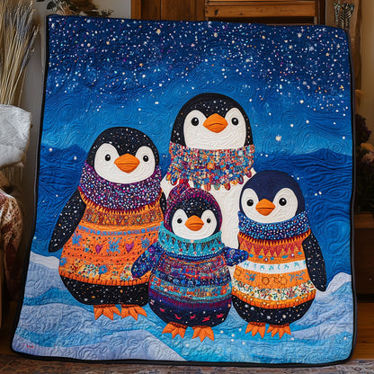 Penguin Family WJ1604007CL Quilt