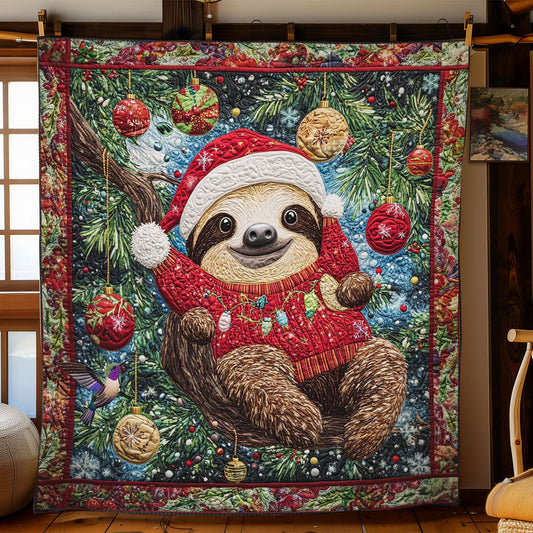 Snug Sloth Noel WN1612013CL Quilt