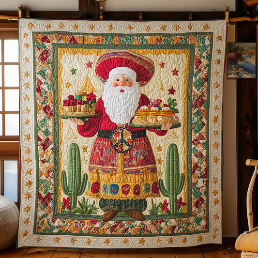 Feliz Navidad Santa WN2311015CL Quilt