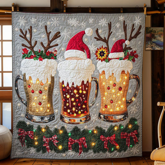 Festive Beer Mugs WN0512048CL Quilt