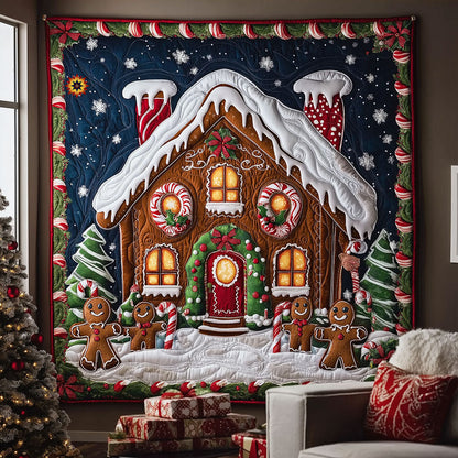 Christmas Gingerbread House WJ2711007CL Quilt