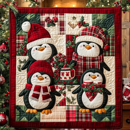 Adorable Penguins XR0910023CL Quilt