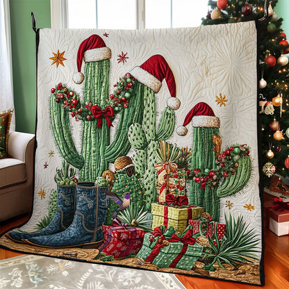 Cactus Cowboy Christmas WY2511017CL Quilt