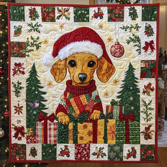 Dachshund's Festive Fun WN2011041CL Quilt