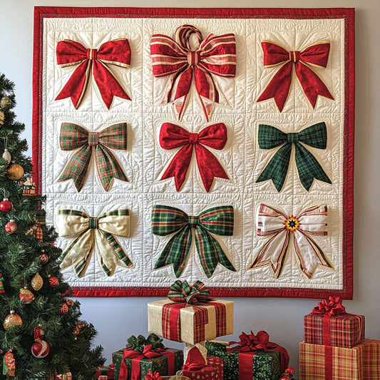 Christmas Bow WJ0412007CL Quilt