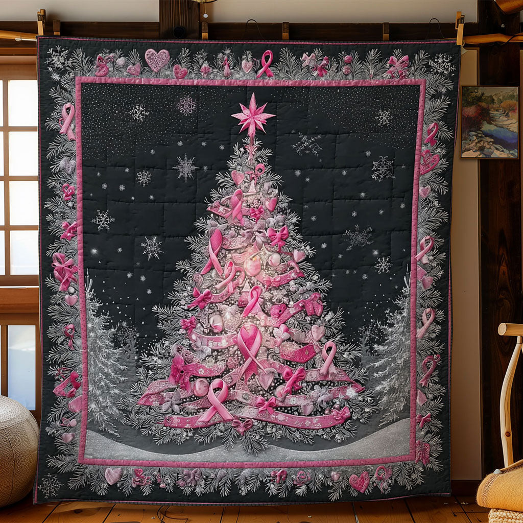 Pink Christmas Tree WN0410047CL Quilt