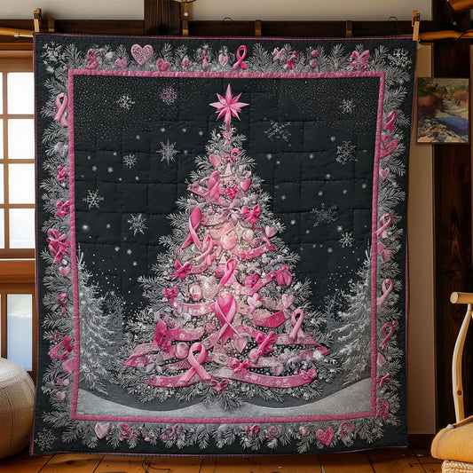 Pink Christmas Tree WN0410047CL Quilt