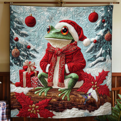 Santa Frog WY0412024CL Quilt