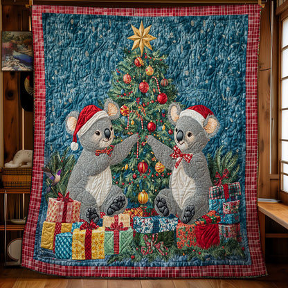 Koala Christmas WY1911055CL Quilt