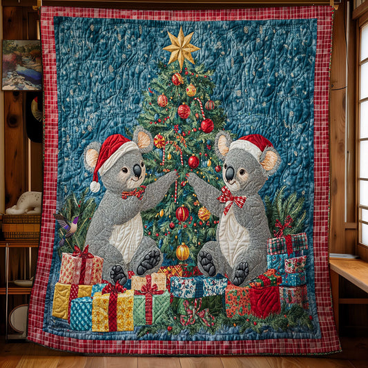 Koala Christmas WY1911055CL Quilt
