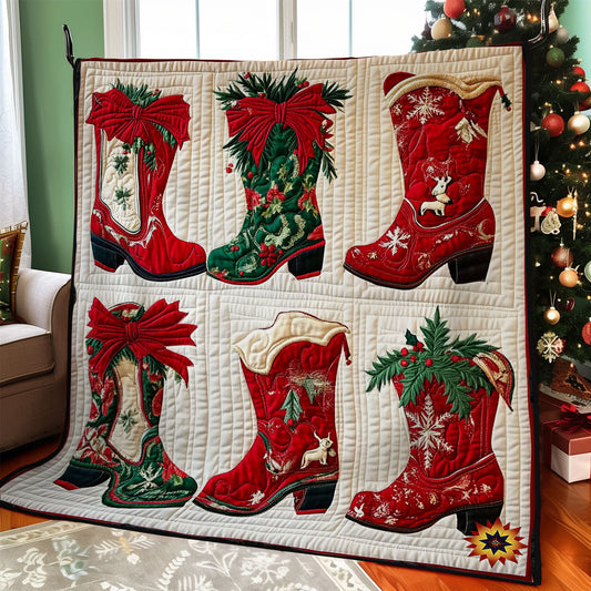 Christmas Boots Collection WY1212003CL Quilt