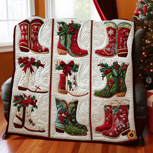Christmas Boots WY1212004CL Quilt