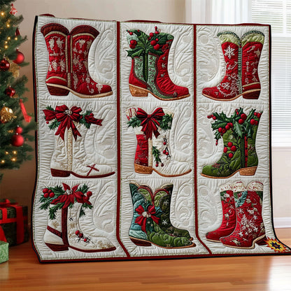 Christmas Boots WY1212004CL Quilt