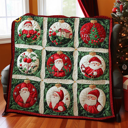 Christmas Santa Bauble WY1212007CL Quilt