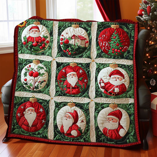 Christmas Santa Bauble WY1212007CL Quilt