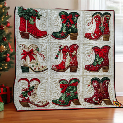 Collection Of Christmas Boots WY1212008CL Quilt