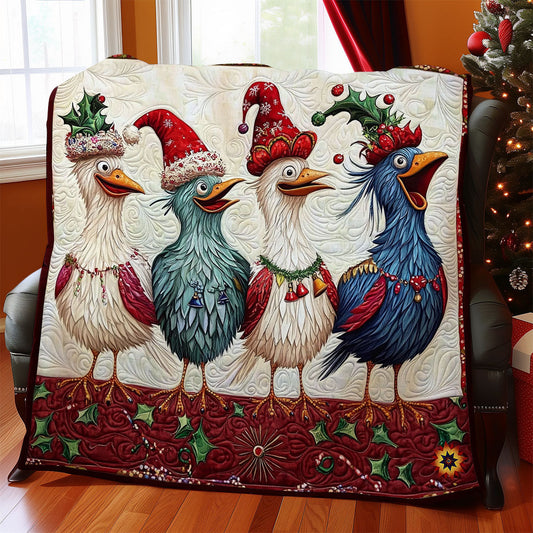 Funny Chicken Choir WY1212009CL Quilt