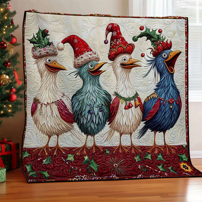 Funny Chicken Choir WY1212009CL Quilt