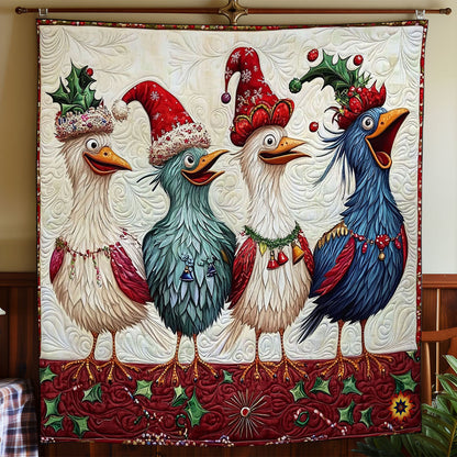 Funny Chicken Choir WY1212009CL Quilt