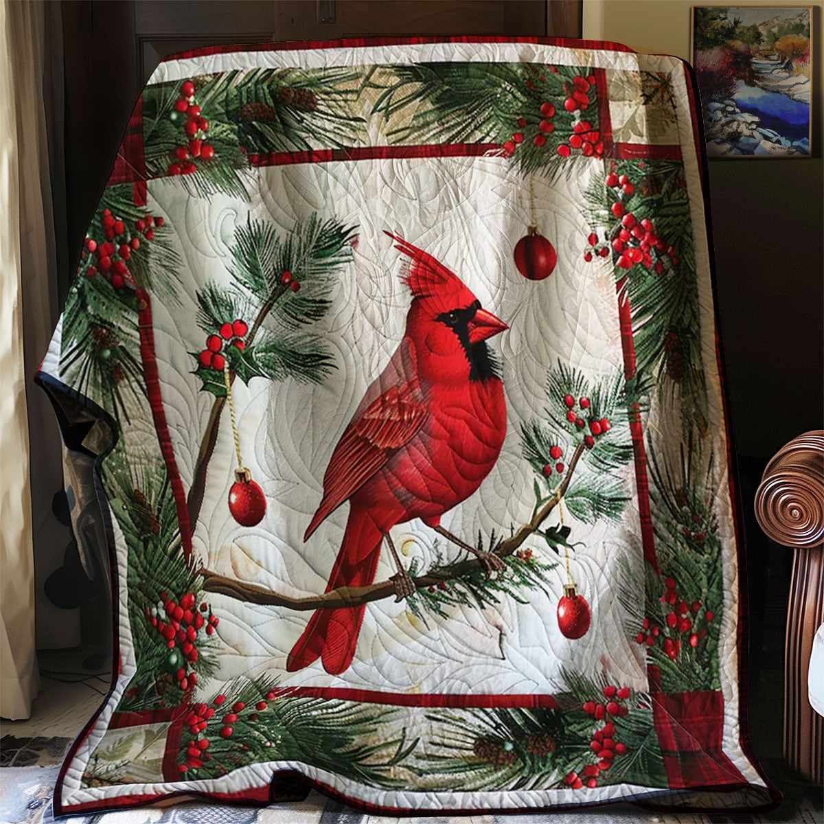 Cardinal Joyful Noel WN1008081CL Quilt