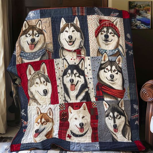 Charming Husky SR0908032CL Quilt