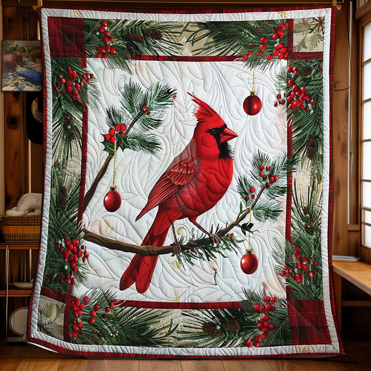 Cardinal Joyful Noel WN1008081CL Quilt