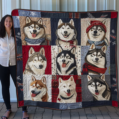 Charming Husky SR0908032CL Quilt
