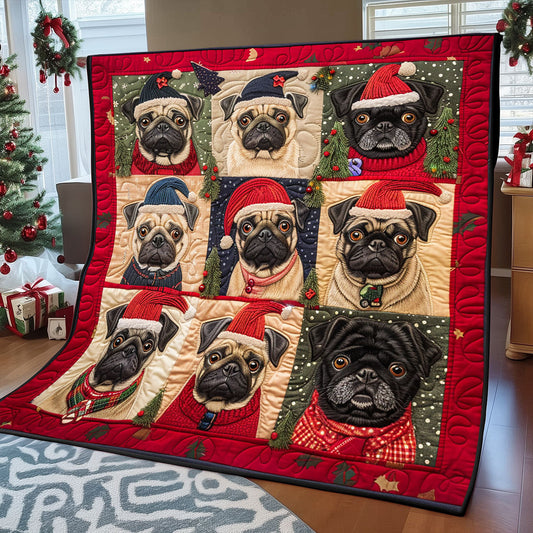 Christmas Paws XR1308010CL Quilt