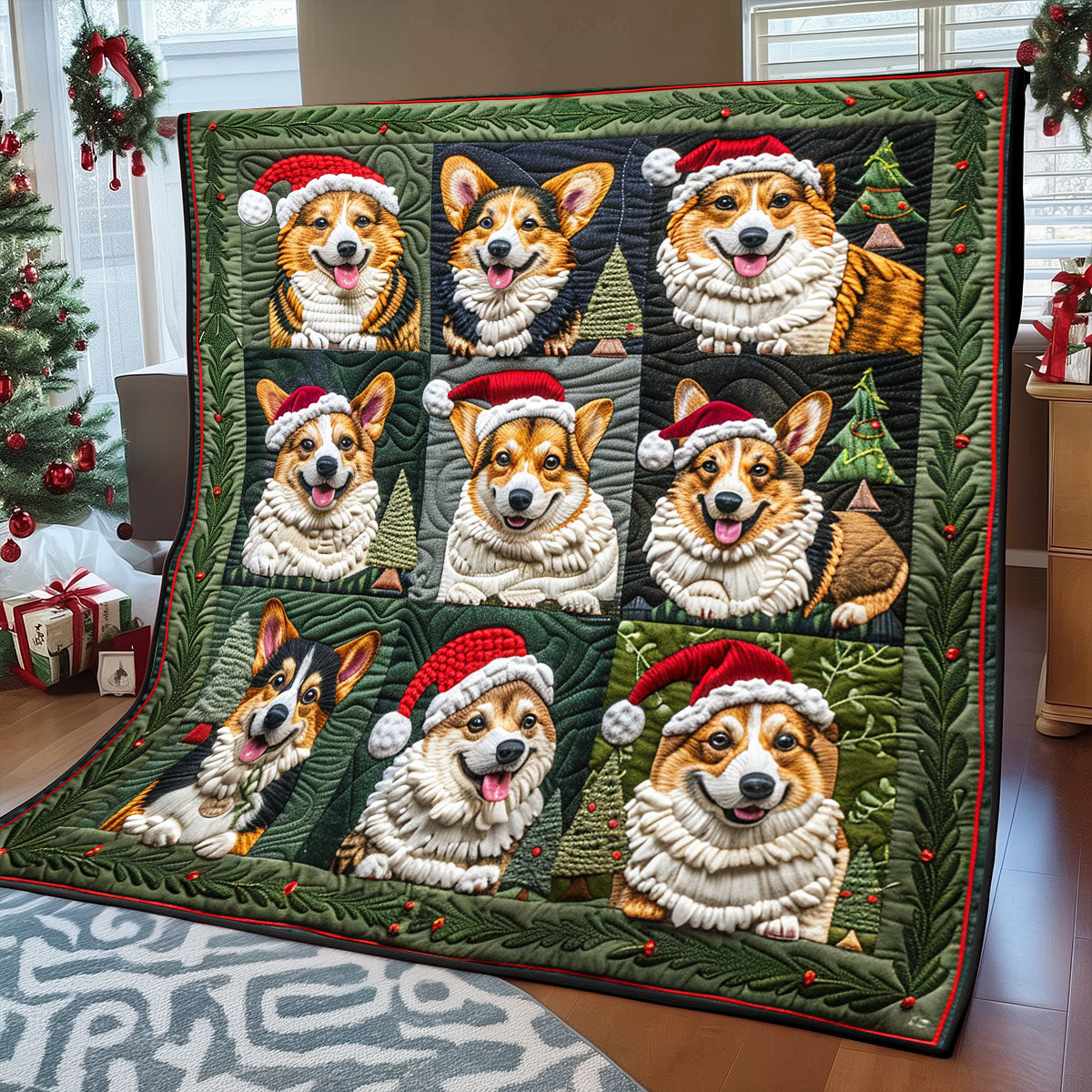 Happy Santa Claus XR1308033CL Quilt