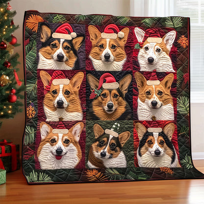 Corgi Christmas Tree XR1308027CL Quilt