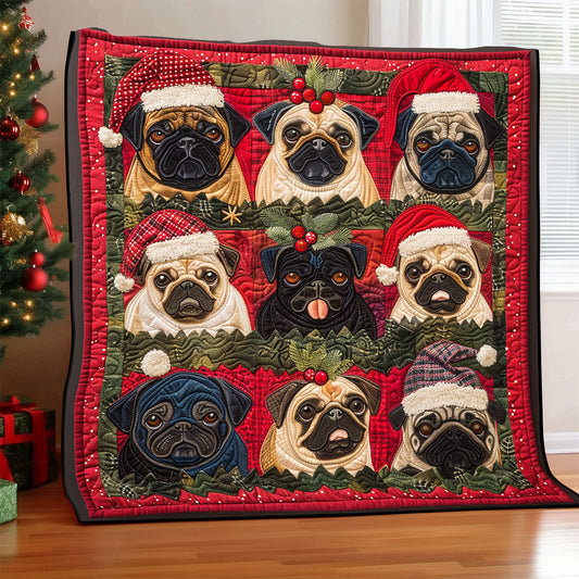 Cozy Canine Christmas XR1308013CL Quilt