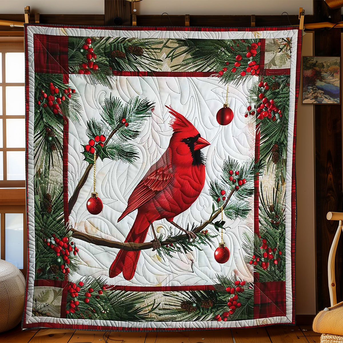 Cardinal Joyful Noel WN1008081CL Quilt
