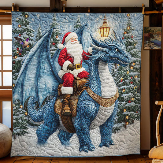 Santa’s Dragon Flight WN1812033CL Quilt
