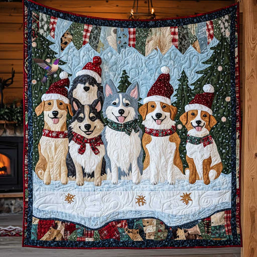Festive Dog Pack WN2011115CL Quilt