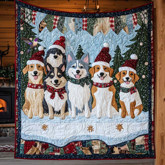 Festive Dog Pack WN2011115CL Quilt
